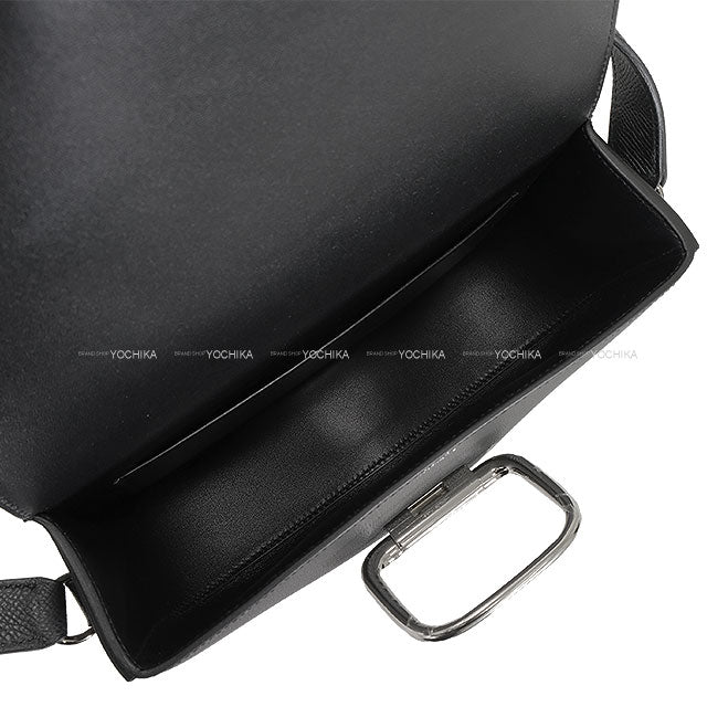 HERMES Shoulder bag Della Cavalleria Elan Noir (Black) Veau Epsom Silver HW Stamp K[BRAND NEW][Authentic]