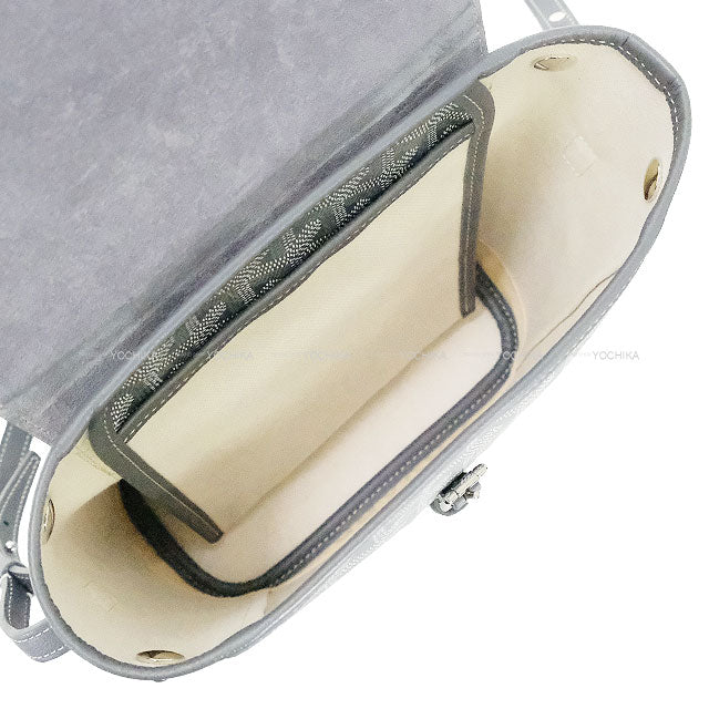 GOYARD Backpack/daypack/Ruck sack Backpack Alpin Mini Grey PVC /Leather Silver HW[EXCELLENT][Authentic]