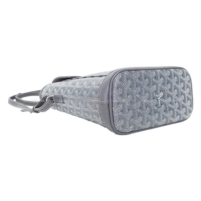 GOYARD Backpack/daypack/Ruck sack Backpack Alpin Mini Grey PVC /Leather Silver HW[EXCELLENT][Authentic]