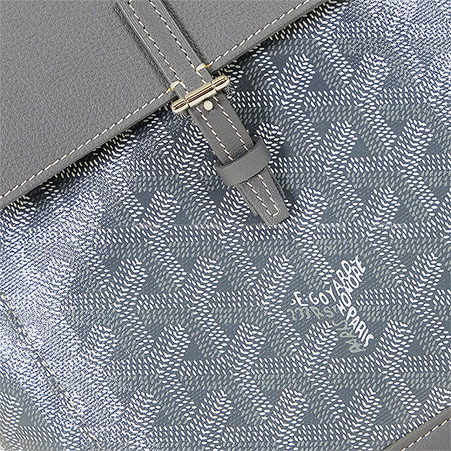 GOYARD Backpack/daypack/Ruck sack Backpack Alpin Mini Grey PVC /Leather Silver HW[EXCELLENT][Authentic]