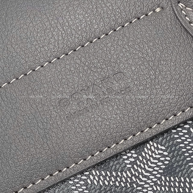 GOYARD Backpack/daypack/Ruck sack Backpack Alpin Mini Grey PVC /Leather Silver HW[EXCELLENT][Authentic]