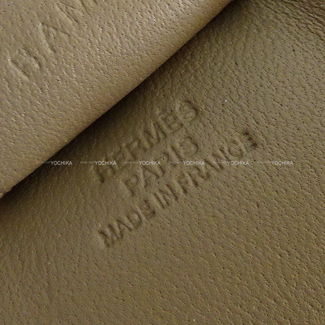HERMES bag charm Rodeo MM Beige Marfa Agneau Milo Stamp B[EXCELLENT][Authentic]