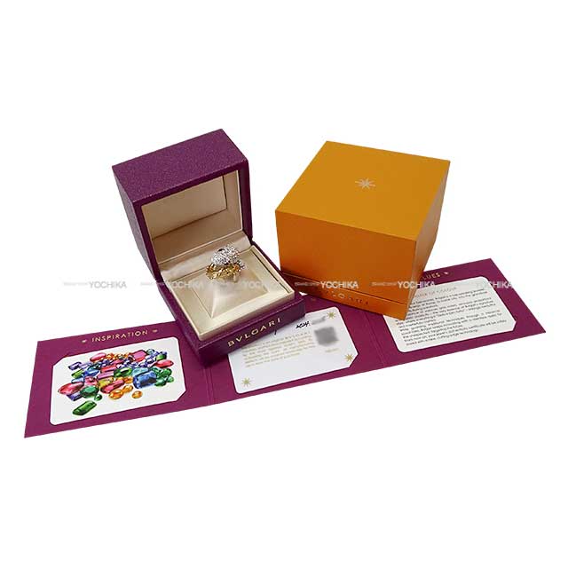 2024Limited BVLGARI ring Serpenti Doragoni Gold/Silver K18/K18WG/Diamond/Ruby #48[EXCELLENT][Authentic]