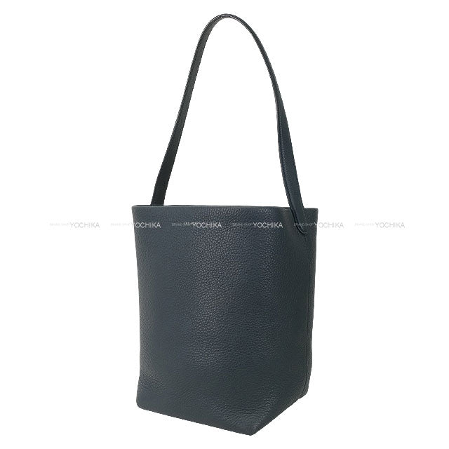 [Pre-loved] The Row tote bag MEDIUM N/S PARK TOTE Virginia Blue Grained Calfskin W1313L129[LIKE NEW][Authentic]