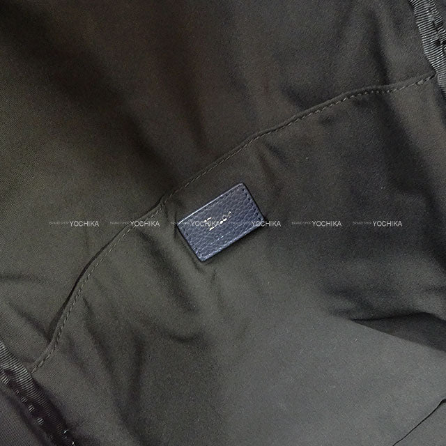 [Pre-loved] 2018SS DIOR HOMME Backpack/daypack/Ruck sack ATELIER Bag Charm BEE SET Navy Blue Graind Calf Silver HW IATBA071XXX/H00E[LIKE NEW][Authentic]