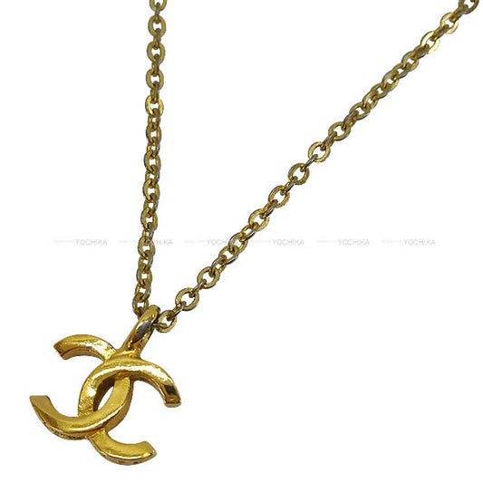 [Pre-loved] CHANEL necklace Vintage COCO Mark Chain 1982 Gold Gold HW[USED A][Authentic]