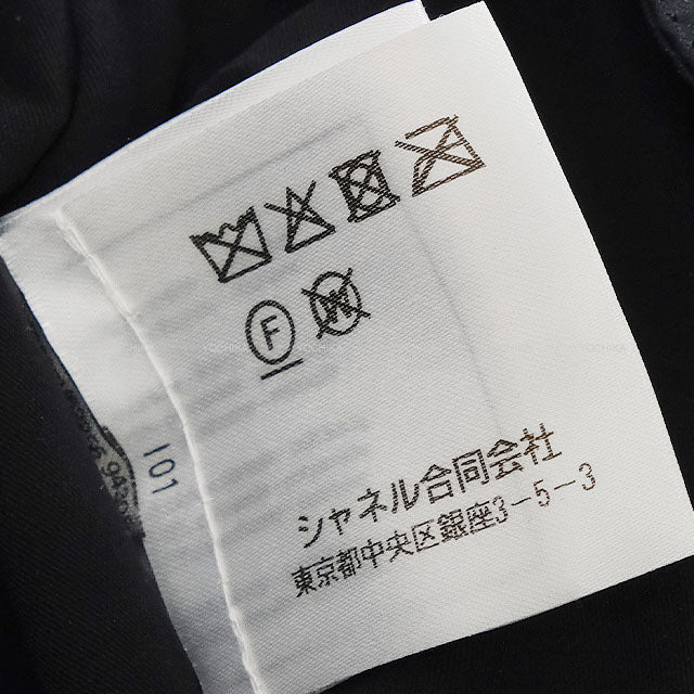 2021SS Pret-a-Porter Collection CHANEL Pants Ski Leggings COCO Mark Noir (Black) Nylon/Polyurethane/Polyester #36[EXCELLENT][Authentic]