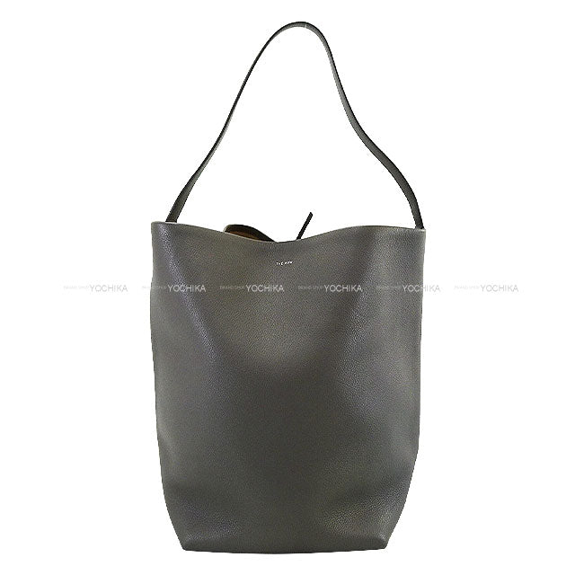 [Pre-loved] The Row Shoulder bag Park Tote Large N/S Grey Graind Calf(Caviarskin) W1273L[LIKE NEW][Authentic]