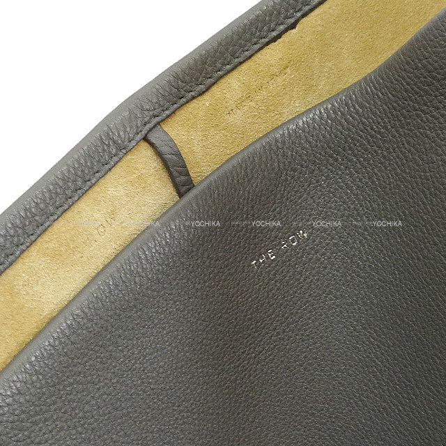 [Pre-loved] The Row Shoulder bag Park Tote Large N/S Grey Graind Calf(Caviarskin) W1273L[LIKE NEW][Authentic]