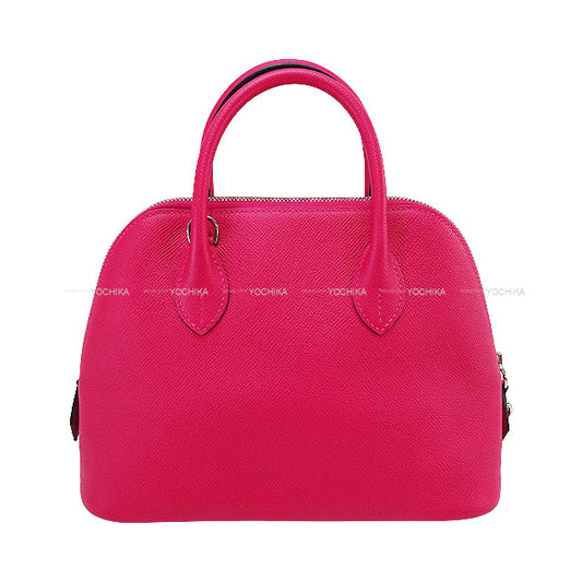[Pre-loved] HERMES Shoulder bag Bolide1923 25 Framboise Veau Epsom Silver HW Stamp Z[LIKE NEW][Authentic]