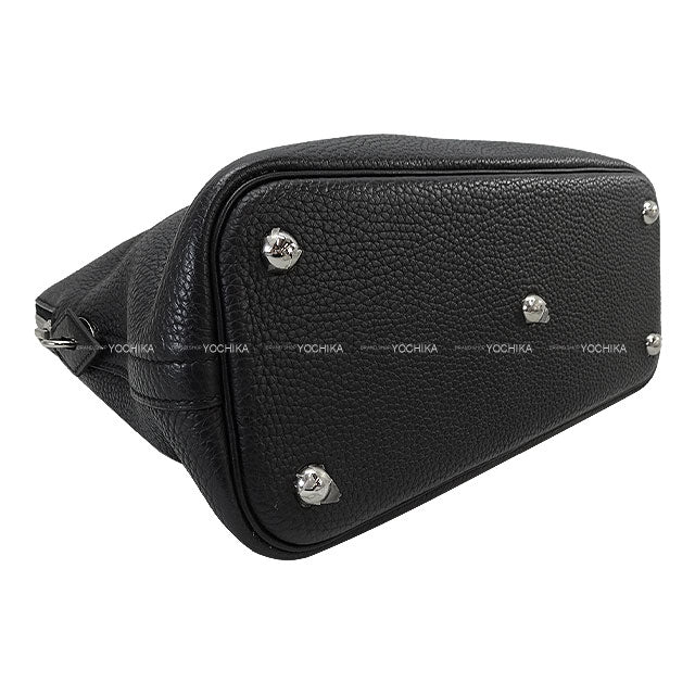 [Pre-loved] HERMES Shoulder bag Bolide31 Noir (Black) Taurillon Clemence Silver HW Stamp A[USED SA][Authentic]