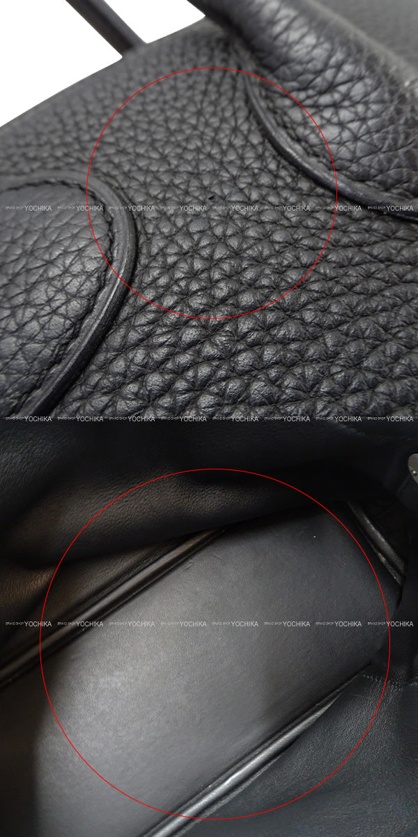 [Pre-loved] HERMES Shoulder bag Bolide31 Noir (Black) Taurillon Clemence Silver HW Stamp A[USED SA][Authentic]