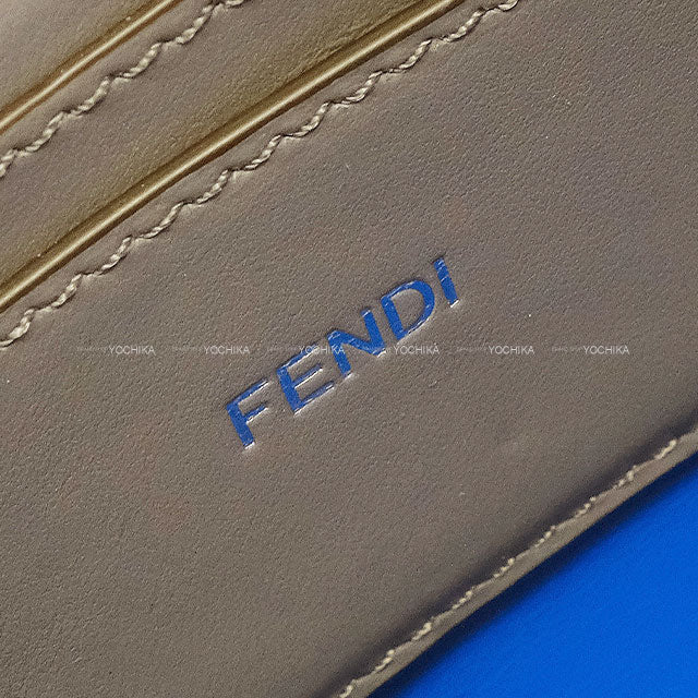 FENDI Handbag Peekaboo I See You X-Cross Blue Royal Calf leather Silver HW 7VA582-AMA3-F1Q18[EXCELLENT][Authentic]