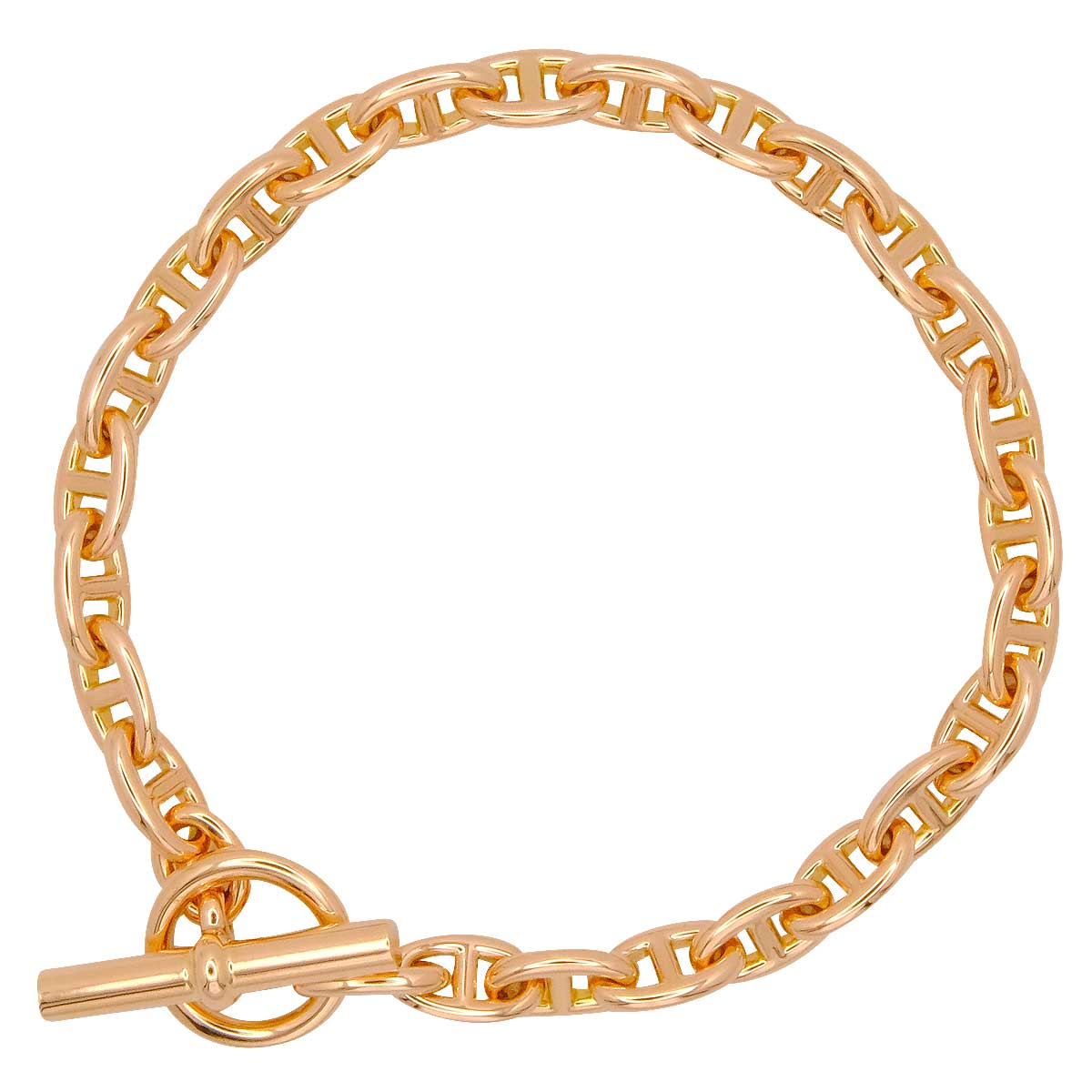 HERMES bracelet Chaine D'ancre TPM 26 Links K18PG[BRAND NEW][Authentic]