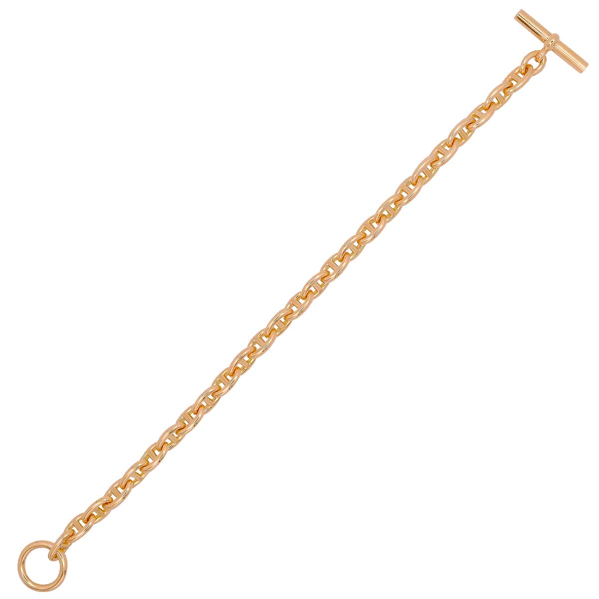 HERMES bracelet Chaine D'ancre TPM 26 Links K18PG[BRAND NEW][Authentic]