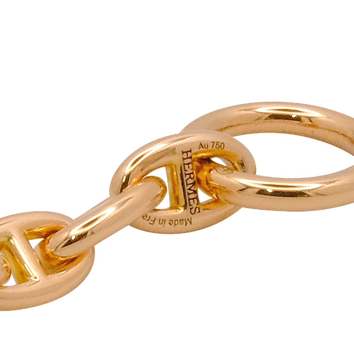 HERMES bracelet Chaine D'ancre TPM 26 Links K18PG[BRAND NEW][Authentic]