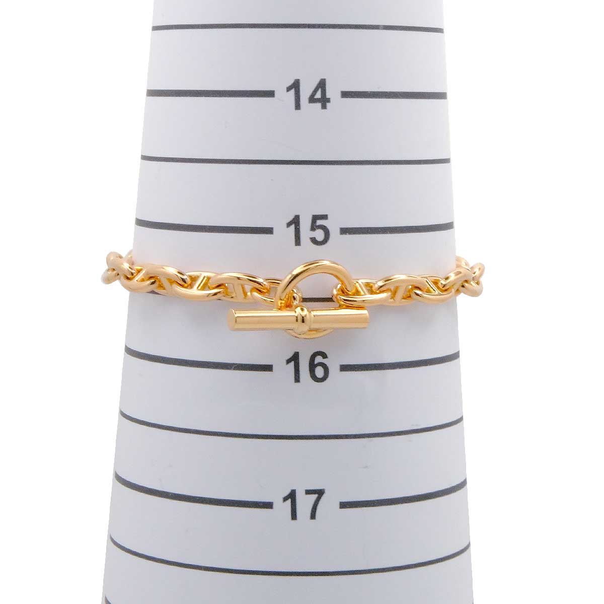 HERMES bracelet Chaine D'ancre TPM 26 Links K18PG[BRAND NEW][Authentic]