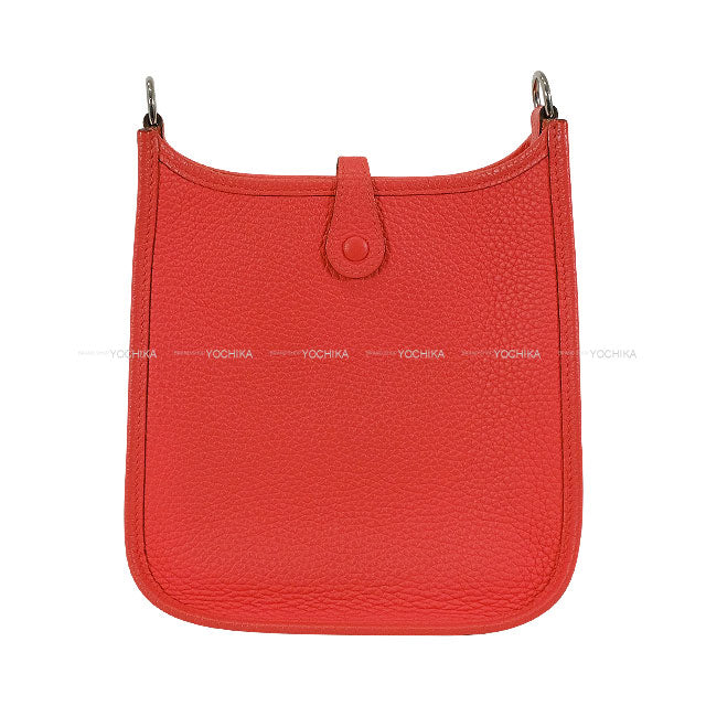 [Pre-loved] HERMES Shoulder bag Evelyne 16 TPM Rose Jaipur Taurillon Clemence Silver HW Stamp D[LIKE NEW][Authentic]