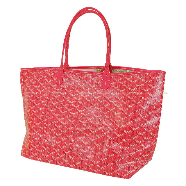 2025 Limited Edition Capsule Collection GOYARD tote bag SAINT LOUI PM Le Jardin Reversible flour Fuchsia Pink PVC coated canvas[BRAND NEW][Authentic]