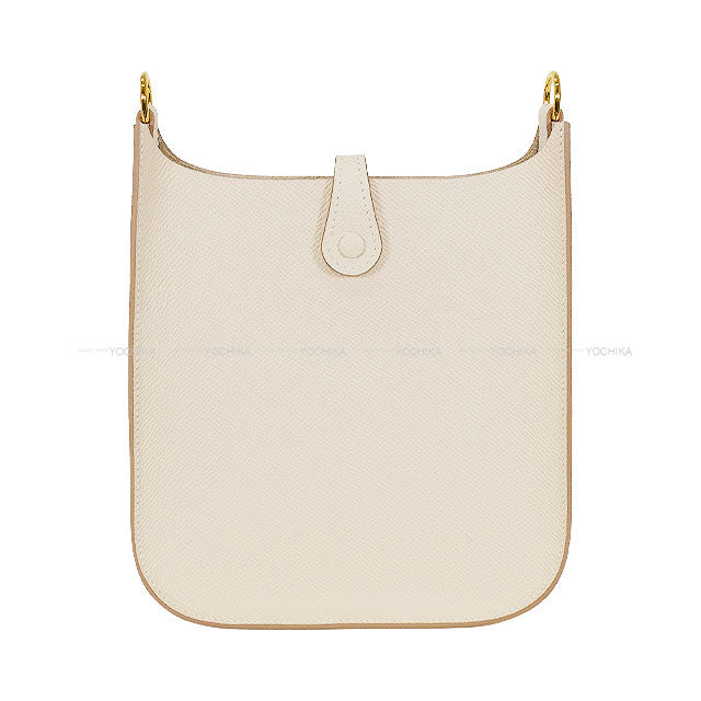 HERMES Shoulder bag Evelyne 16 TPM Sellier Craie Veau Epsom Gold HW Stamp K[BRAND NEW][Authentic]