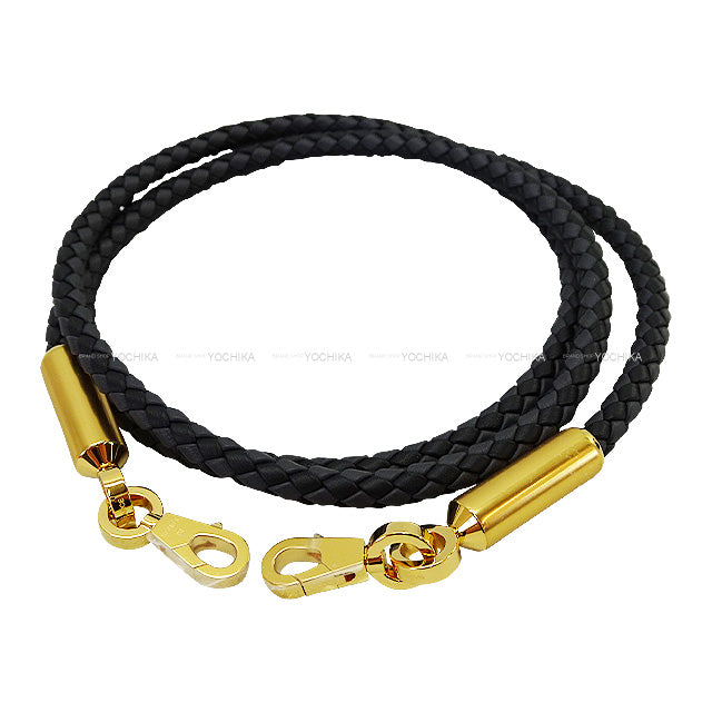 2026 HERMES shoulder strap Villevolte for Mini Noir (Black)/Ardoise Veau Swift Gold HW[BRAND NEW][Authentic]