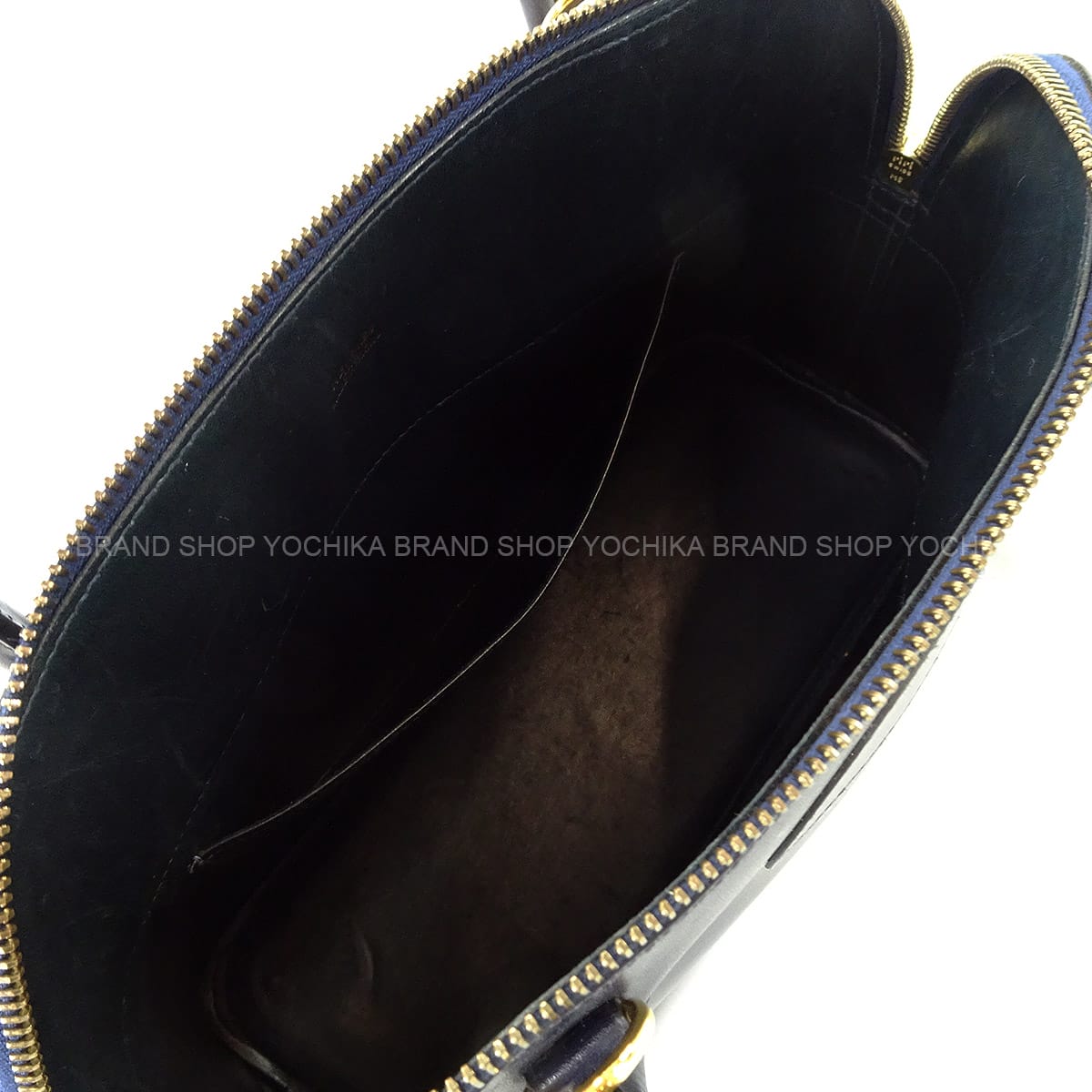 [Pre-loved] HERMES Shoulder bag Bolide31 Blue Indigo Box Calf Gold HW Stamp □A[USED A][Authentic]