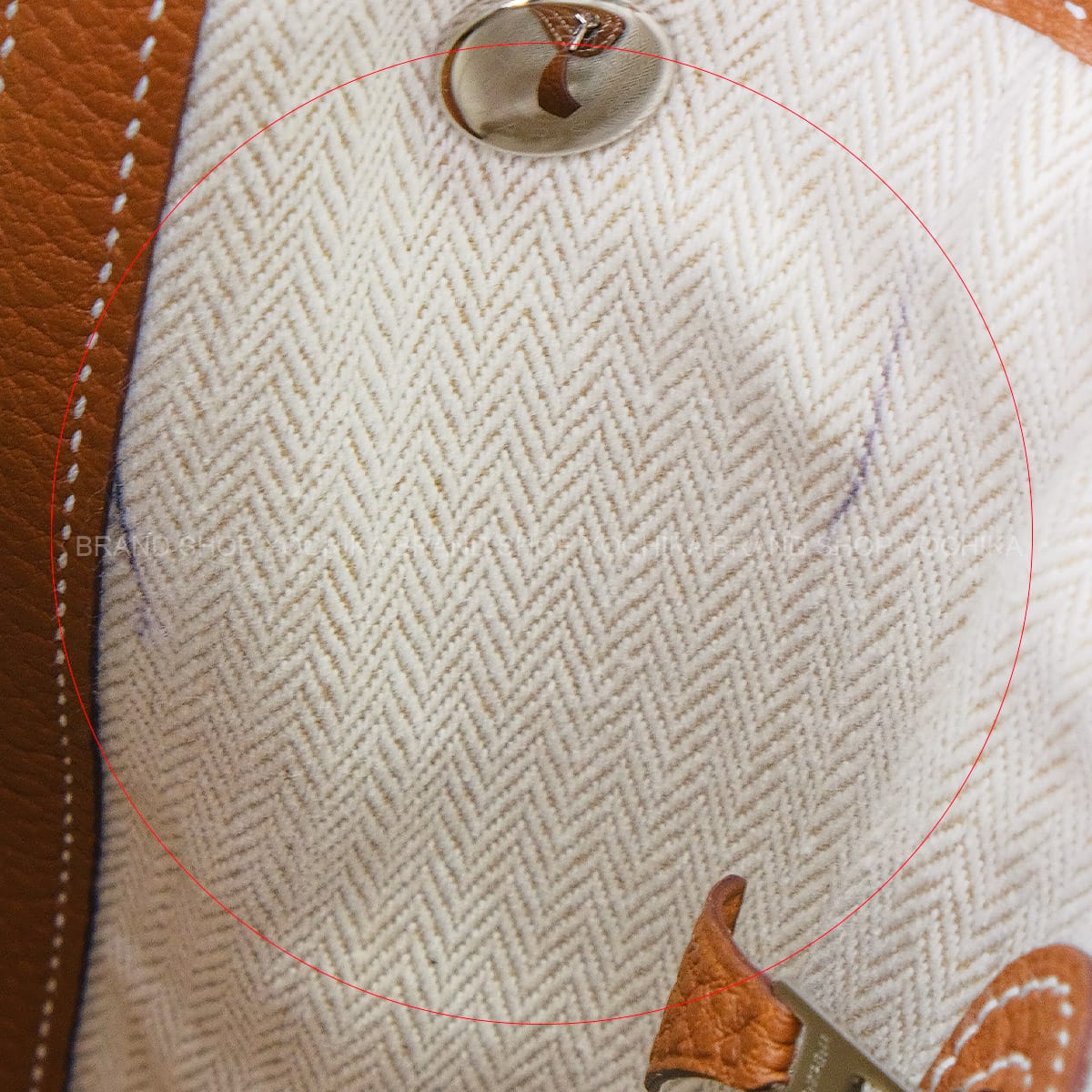 [Pre-loved] HERMES tote bag Garden Party 30 TPM Gold Veau Negonda Silver HW Stamp W[LIKE NEW][Authentic]