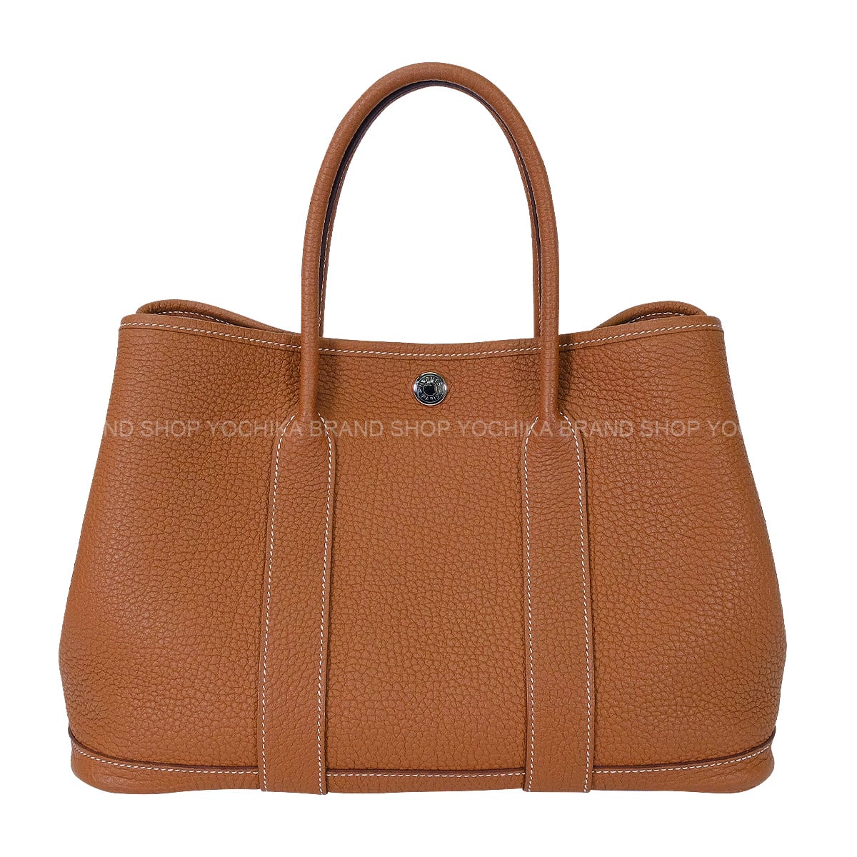 [Pre-loved] HERMES tote bag Garden Party 30 TPM Gold Veau Negonda Silver HW Stamp W[LIKE NEW][Authentic]