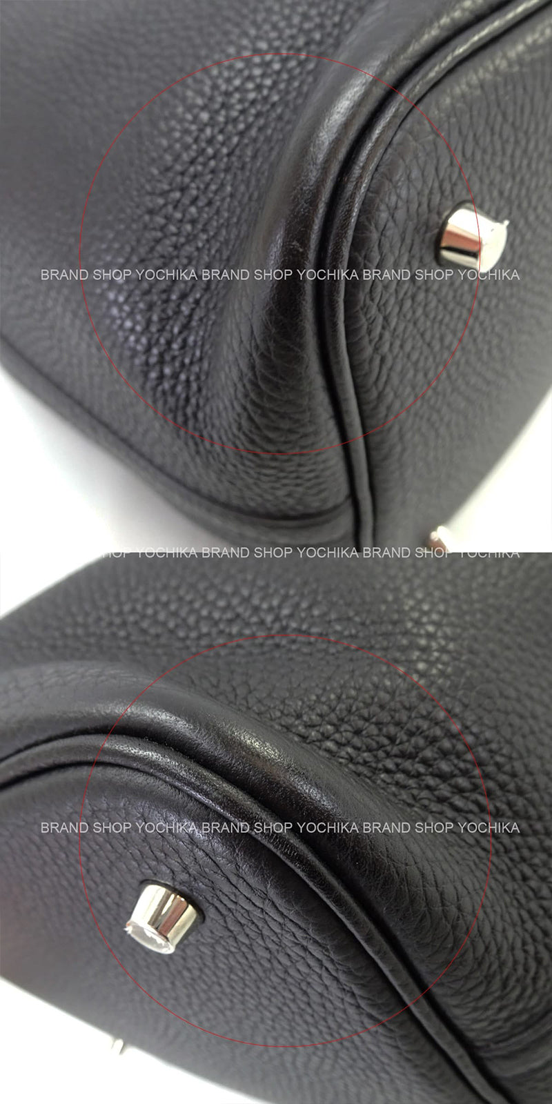 [Pre-loved] HERMES Handbag Picotin Lock 22 MM Noir (Black) Taurillon Clemence Silver HW Stamp D[LIKE NEW][Authentic]