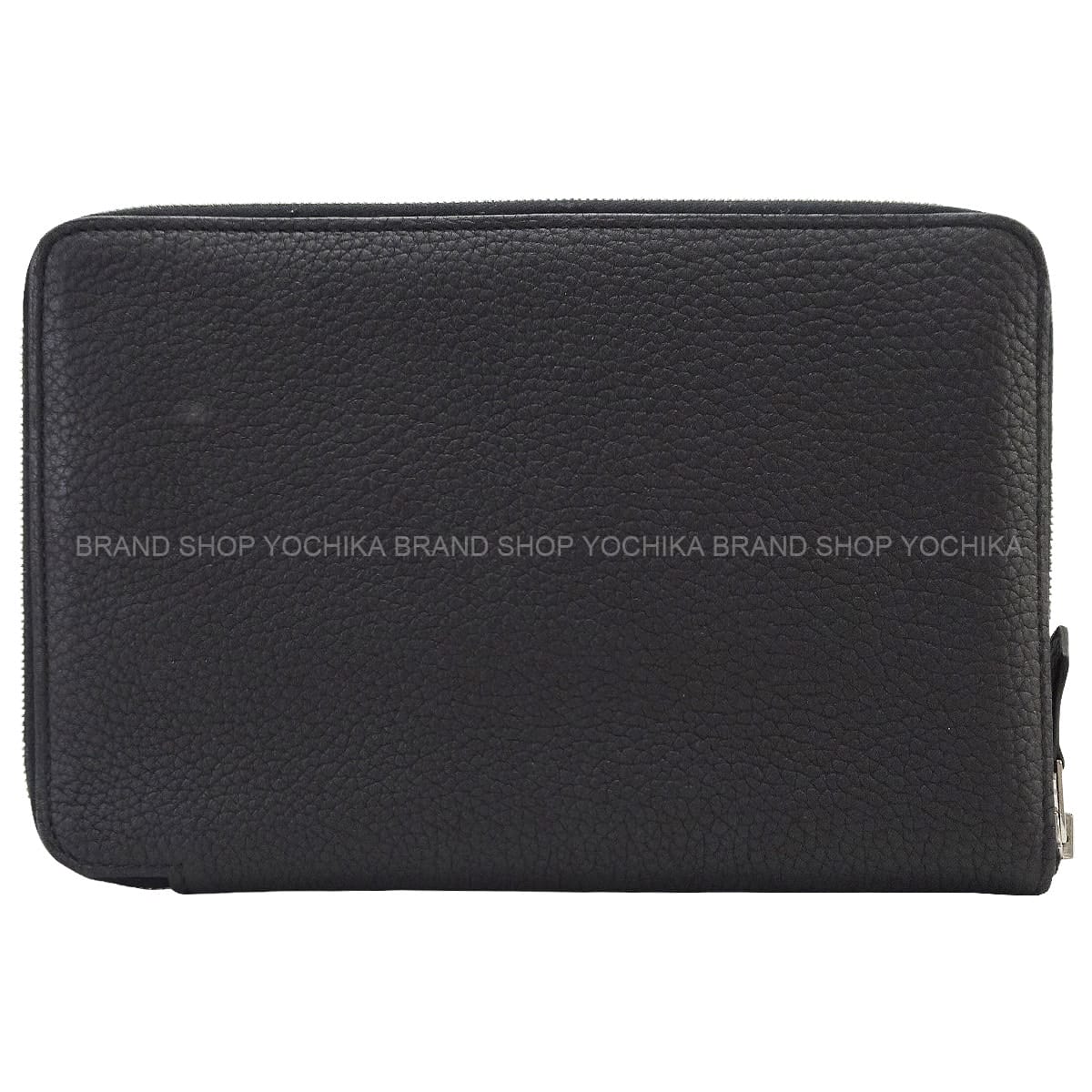 HERMES Travel Case Azap Combine Noir (Black) Veau Togo Stamp T[EXCELLENT][Authentic]