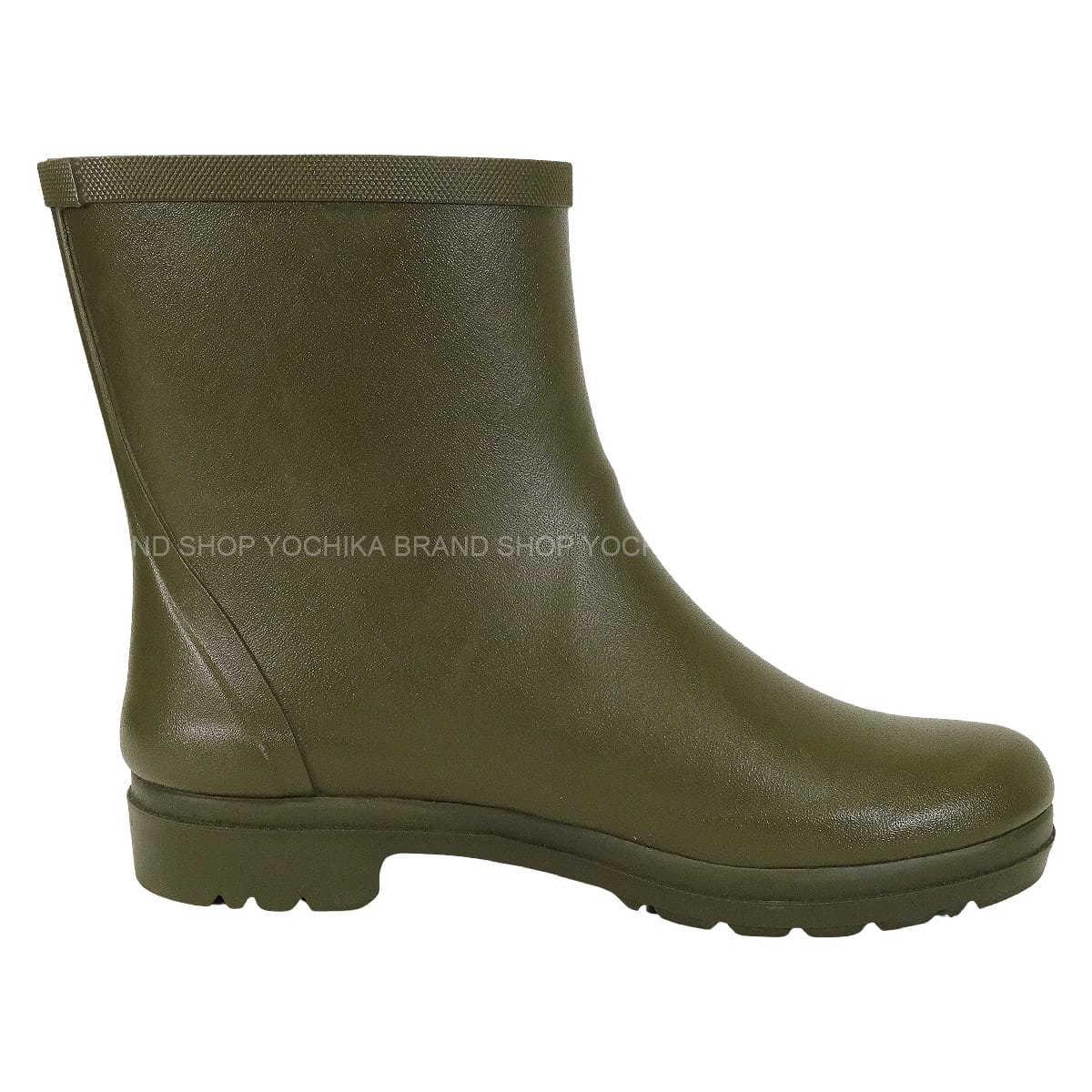[Pre-loved] 2025SS CELINE boots Triomphe Rain Middle cut Kaki Rubber 36 36011 700/C.15KH[LIKE NEW][Authentic]