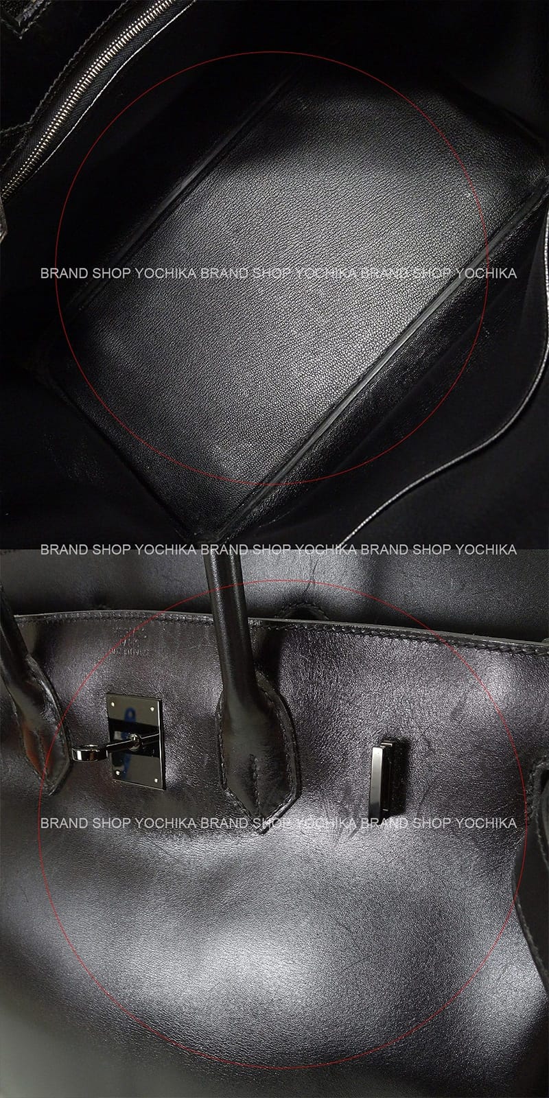 [Pre-loved] HERMES Handbag Birkin35 SO BLACK Noir (Black) Box Calf Black HW Stamp □O[USED A][Authentic]