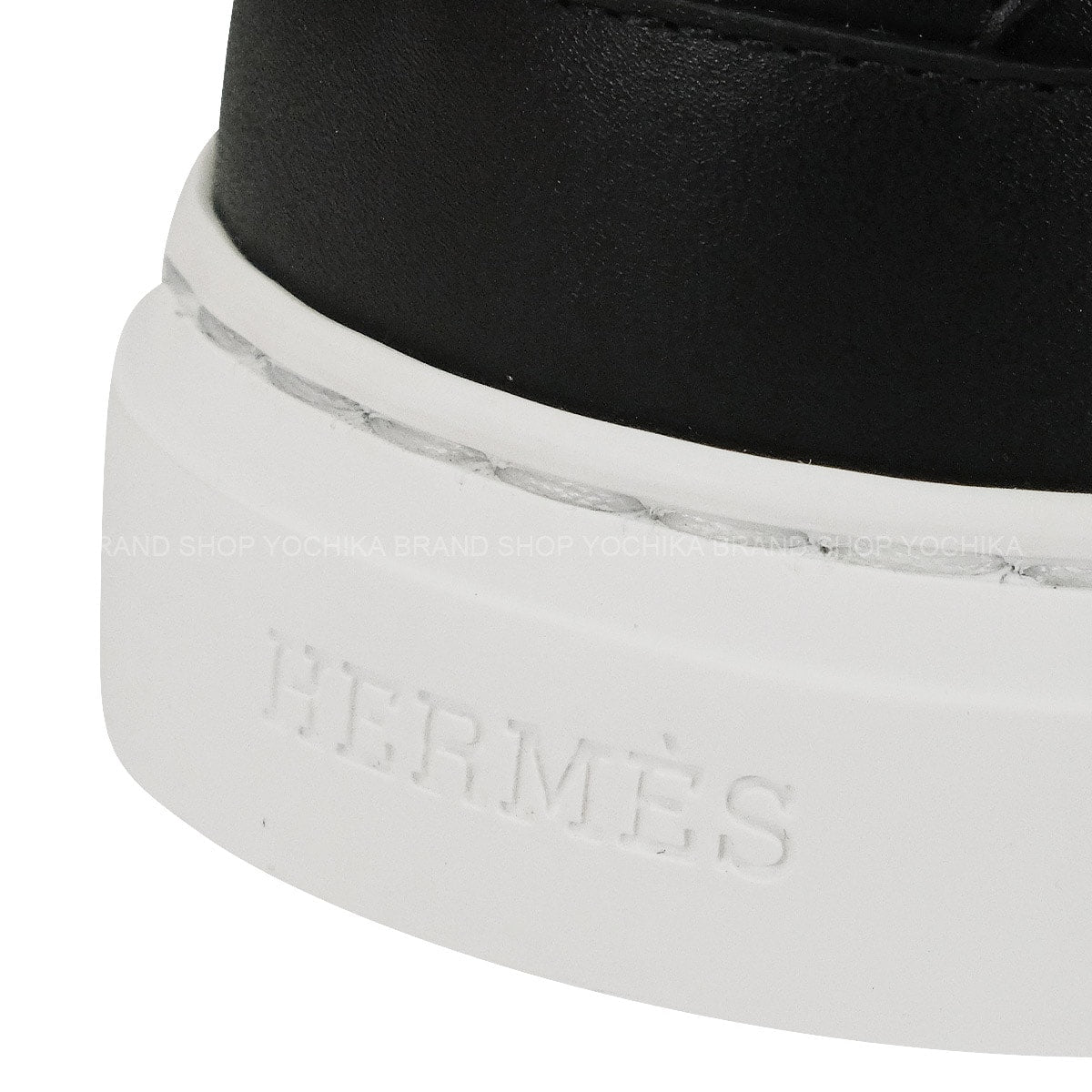 24/25 AW HERMES sneakers Day With Studs Noir (Black) Calf #36.5 Silver HW H242150Z[EXCELLENT][Authentic]