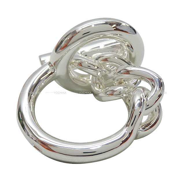 HERMES ring Croisette Silver Silver925 (SV925 Ag925) #48[EXCELLENT][Authentic]