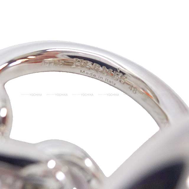 HERMES ring Croisette Silver Silver925 (SV925 Ag925) #48[EXCELLENT][Authentic]