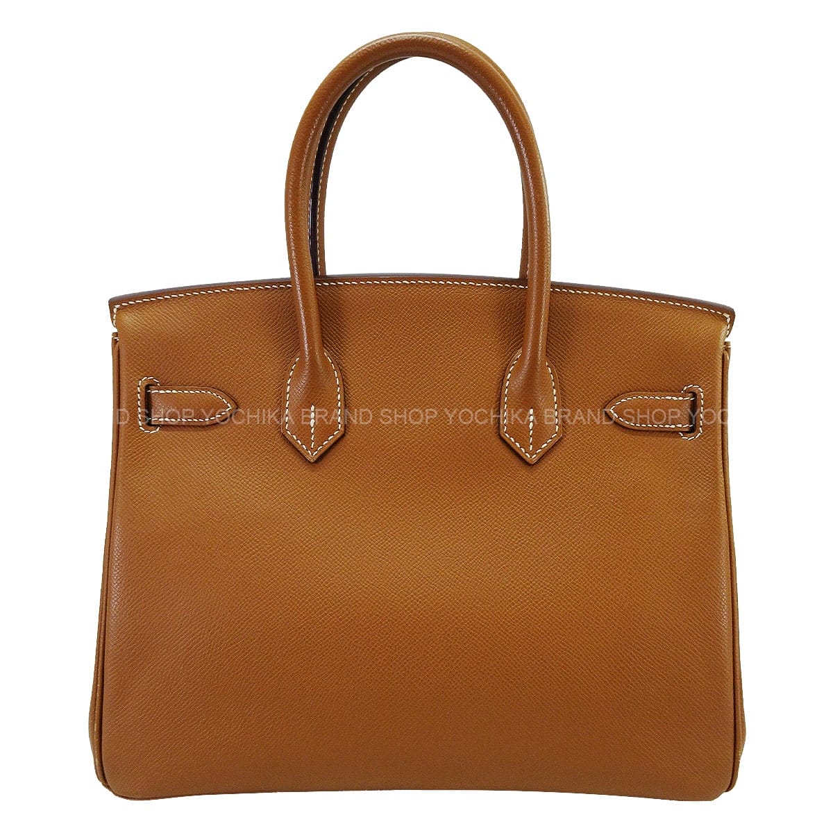[Pre-loved] HERMES Handbag Birkin30 Gold Veau Epsom Silver HW Stamp □N[USED A][Authentic]