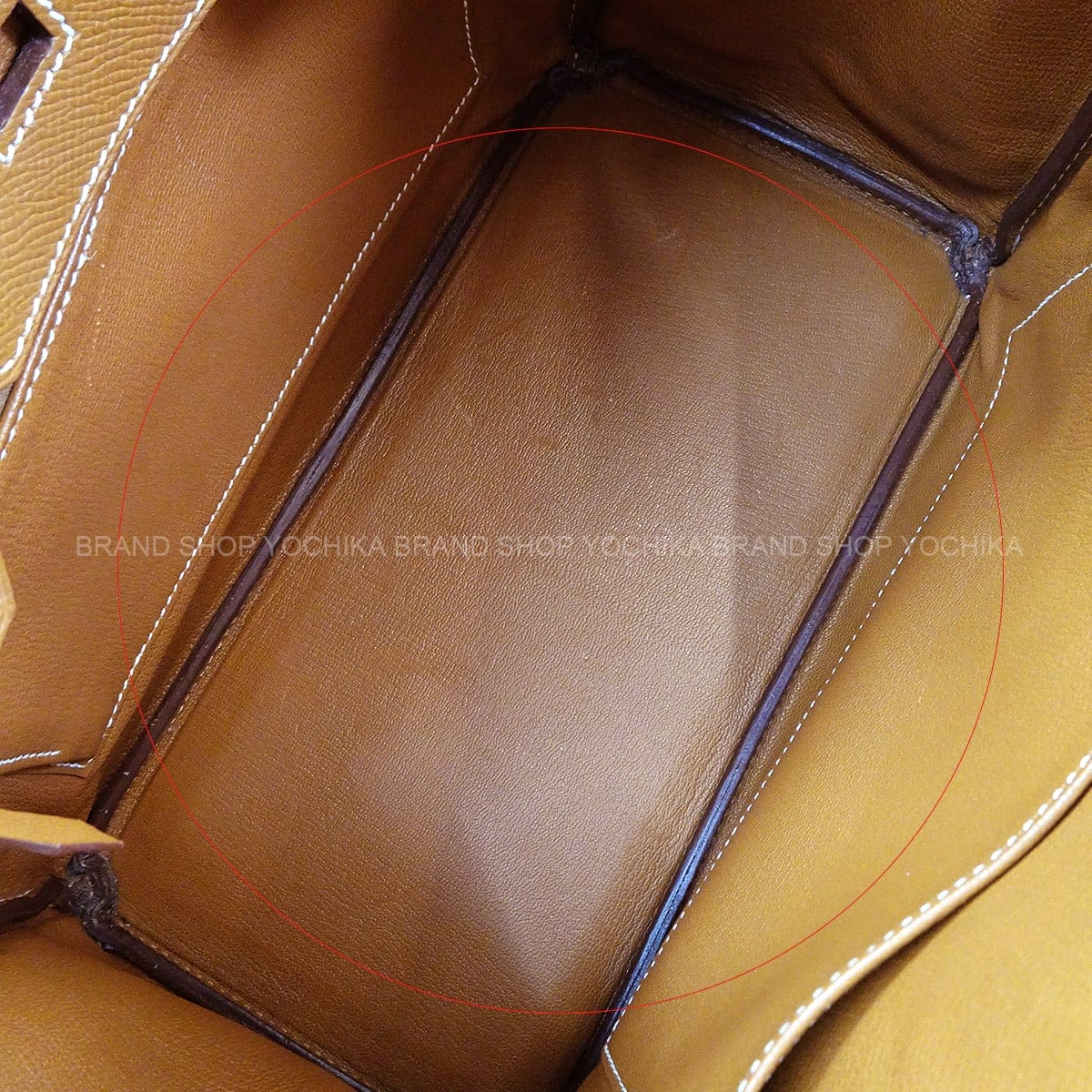 [Pre-loved] HERMES Handbag Birkin30 Gold Veau Epsom Silver HW Stamp □N[USED A][Authentic]