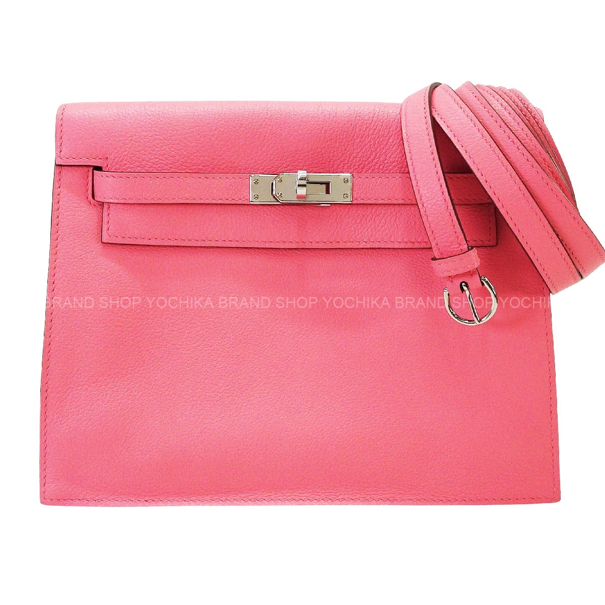 [Pre-loved] HERMES Shoulder bag Kelly Danse Rose D'ete Evercolor Silver HW Stamp Y[LIKE NEW][Authentic]