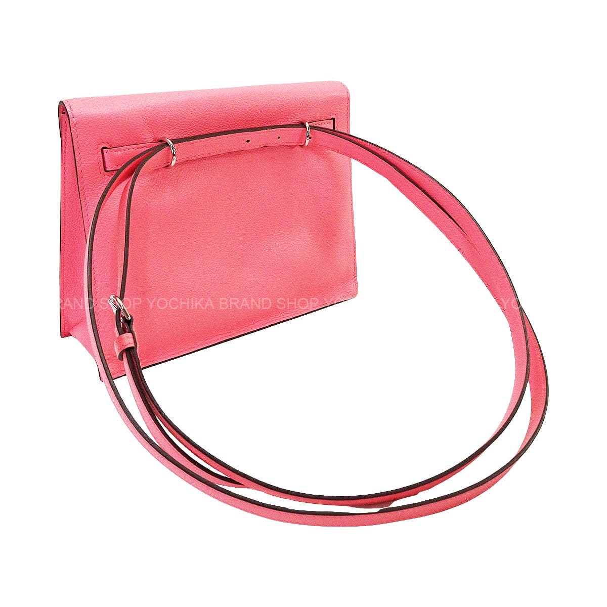 [Pre-loved] HERMES Shoulder bag Kelly Danse Rose D'ete Evercolor Silver HW Stamp Y[LIKE NEW][Authentic]