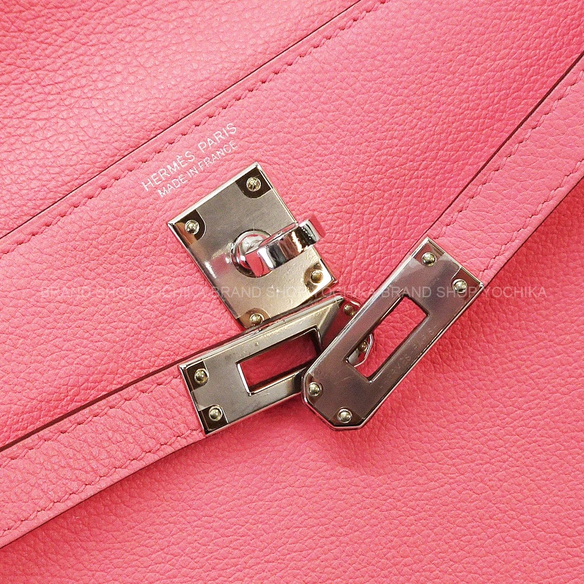 [Pre-loved] HERMES Shoulder bag Kelly Danse Rose D'ete Evercolor Silver HW Stamp Y[LIKE NEW][Authentic]