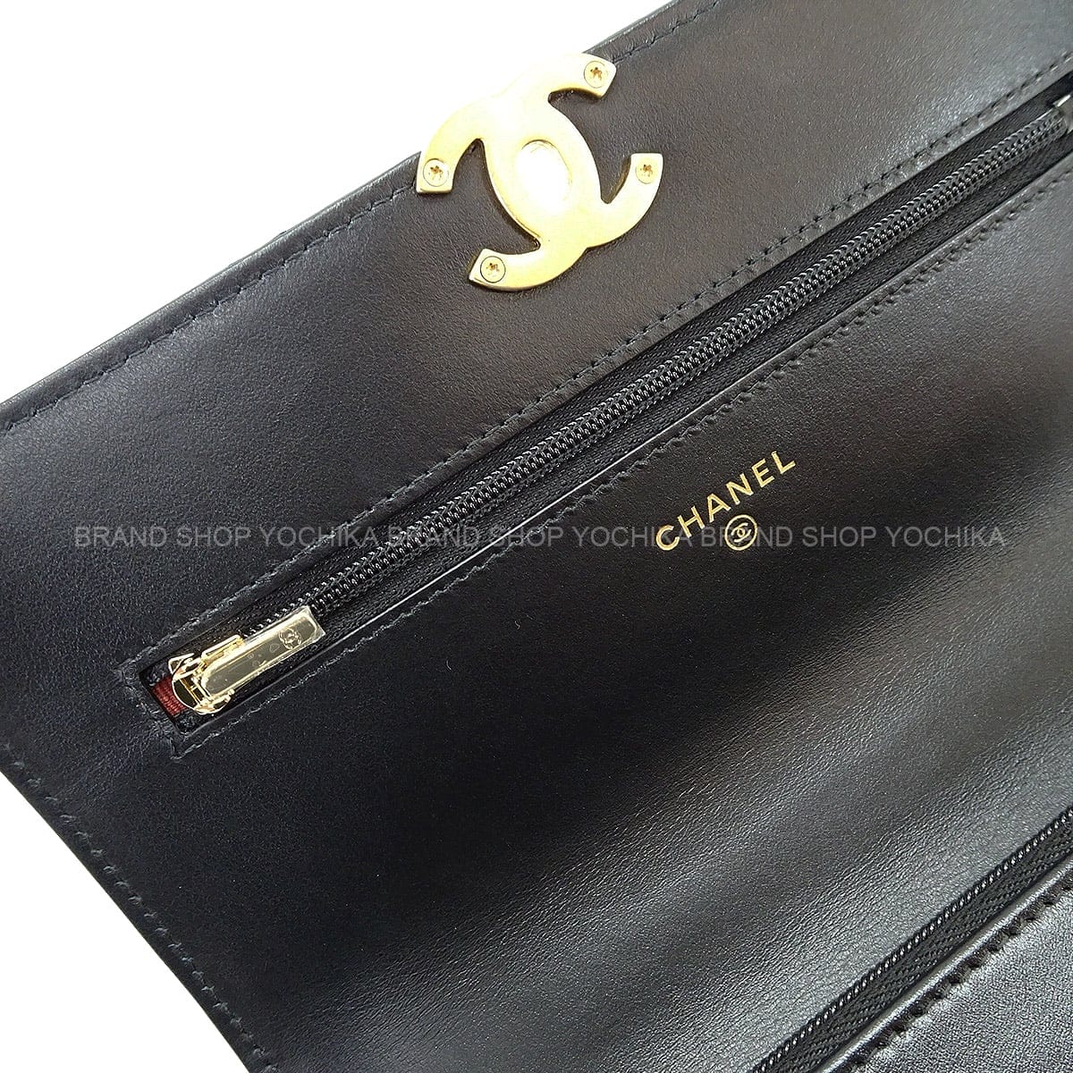 [Pre-loved] 2026 SS NEW CHANEL Wallet chain Matelasse Noir (Black) Lambskin Mat Gold HW AP2289[LIKE NEW][Authentic]