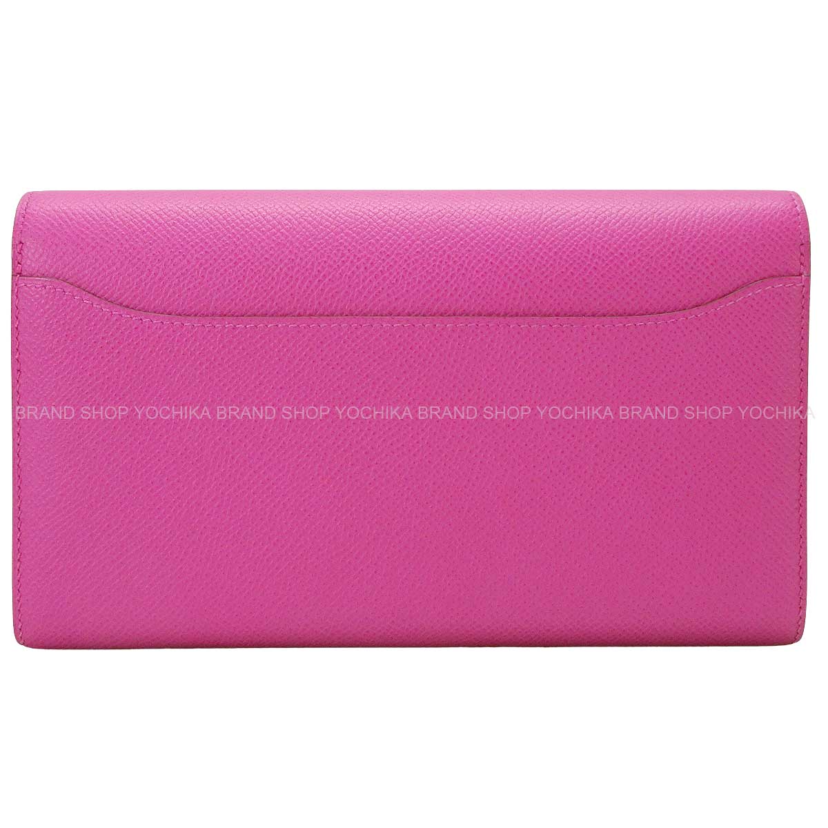 [Pre-loved] HERMES long wallet Constance Long Wallet Magnolia Veau Epsom Bleu Brighton Lacquer Stamp C[LIKE NEW][Authentic]
