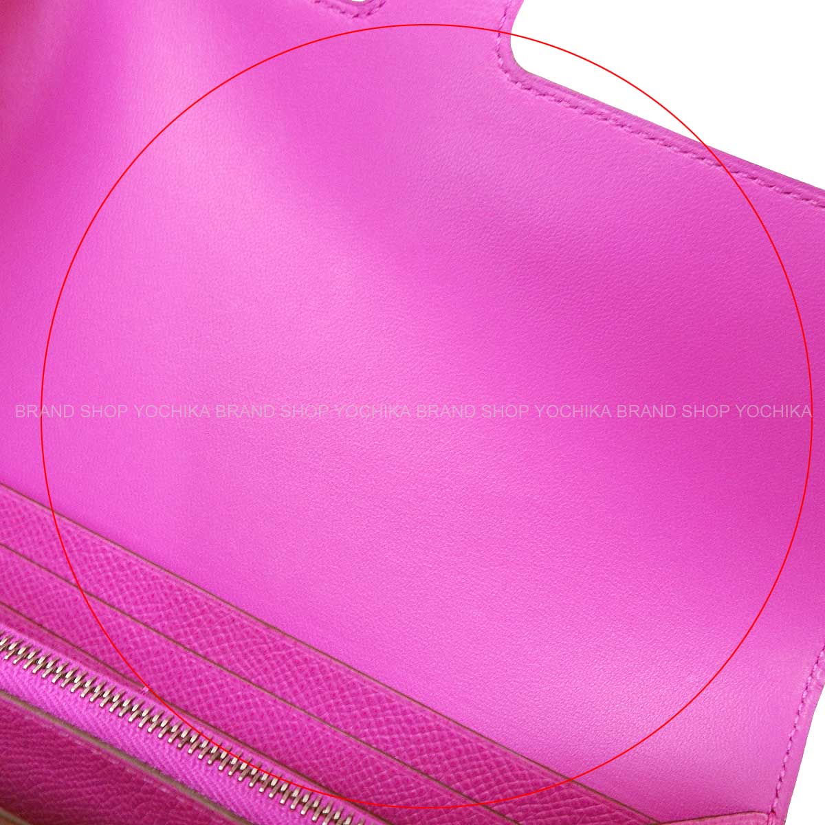 [Pre-loved] HERMES long wallet Constance Long Wallet Magnolia Veau Epsom Bleu Brighton Lacquer Stamp C[LIKE NEW][Authentic]