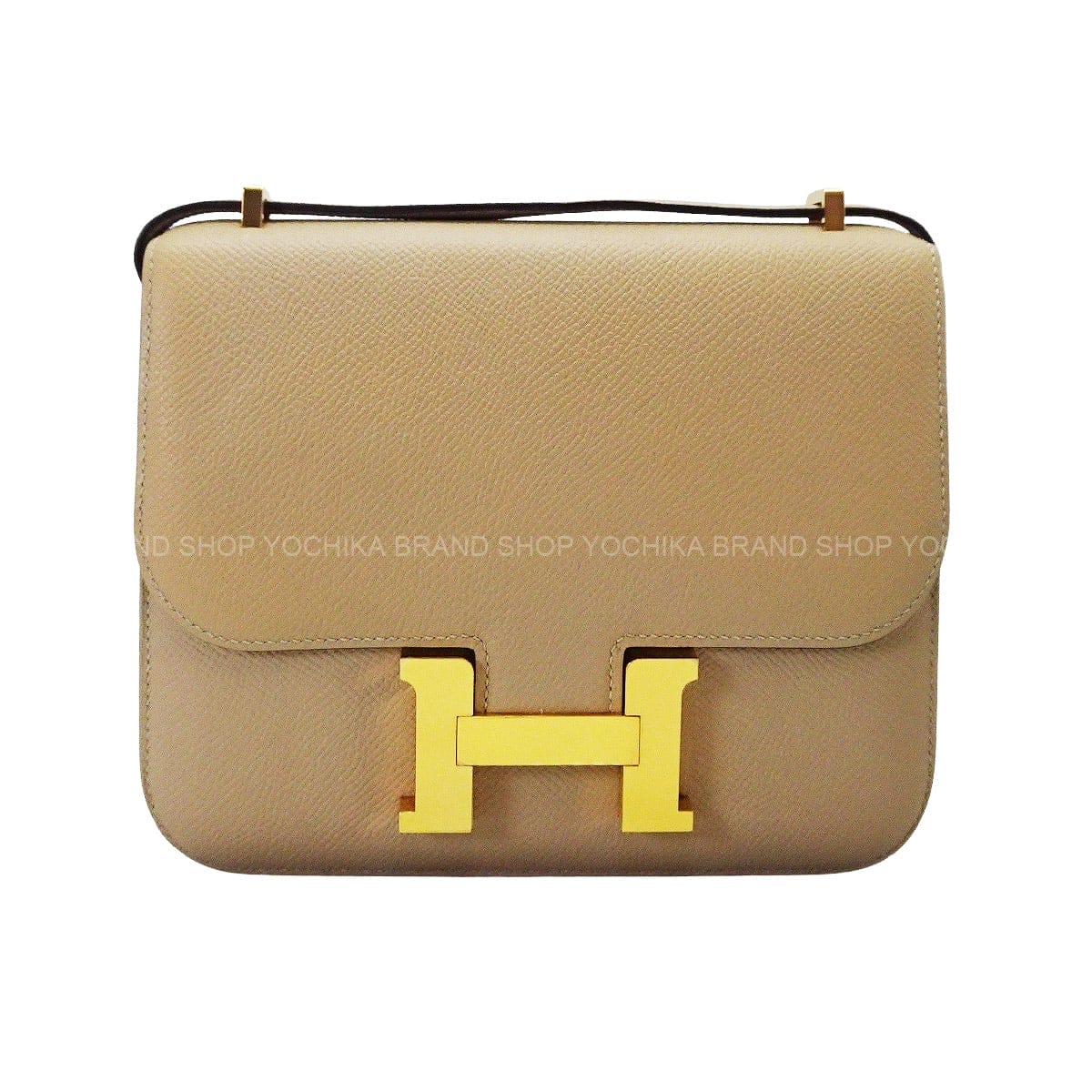 [Pre-loved] HERMES Shoulder bag Constance 3 18 Verso Trench/Naturel-Sable Veau Epsom Gold HW Stamp A[LIKE NEW][Authentic]