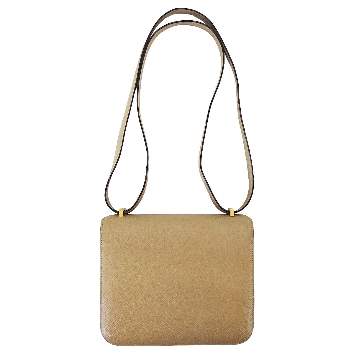 [Pre-loved] HERMES Shoulder bag Constance 3 18 Verso Trench/Naturel-Sable Veau Epsom Gold HW Stamp A[LIKE NEW][Authentic]