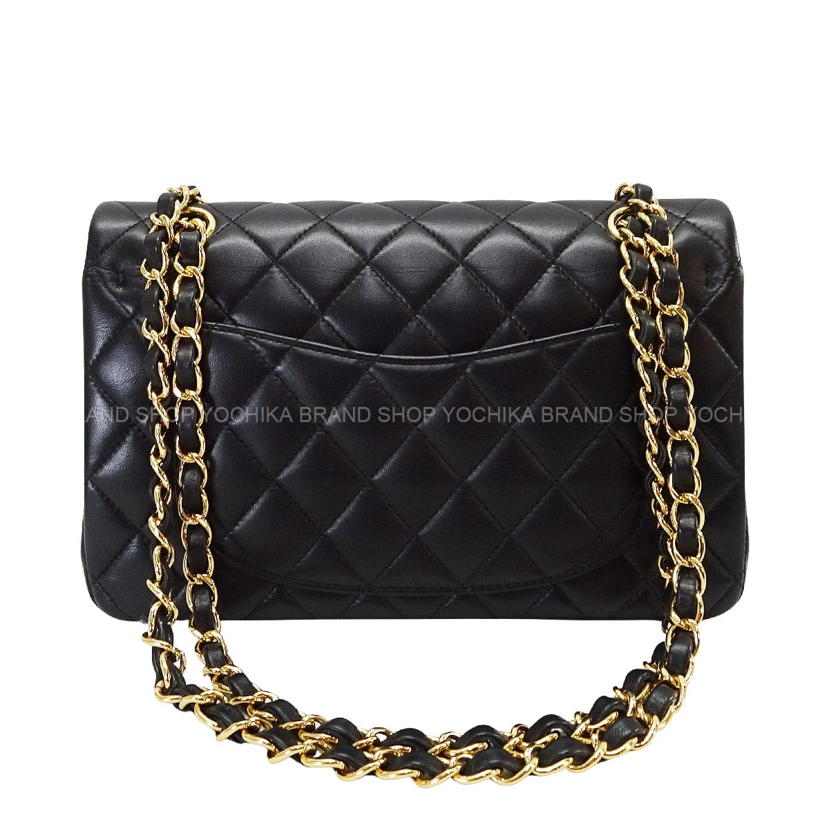 [Pre-loved] CHANEL Shoulder bag Chain Matelasse 23 W flap Noir (Black) Lambskin Gold HW A01113[LIKE NEW][Authentic]