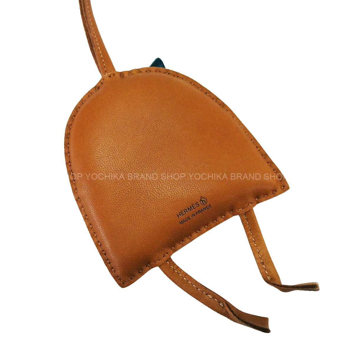 [Pre-loved] HERMES bag charm Petit H owl Gold Agneau Milo/Buffalo Horn[LIKE NEW][Authentic]