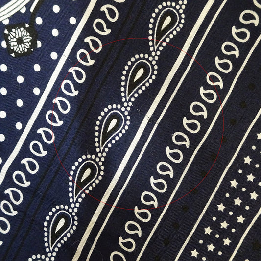 [Pre-loved] HERMES scarf Carre 140 Springs BandanaMarine/Blanc (White)(01)/Noir (Black)(89) Cashmere70% / Silk30%[LIKE NEW][Authentic]