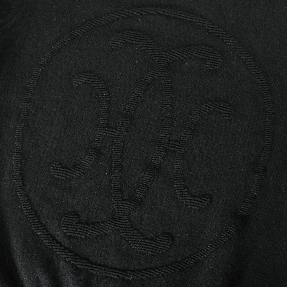 [Pre-loved] 2022AW HERMES Sweater Ledies Long sleeve H-Lift Knit Noir (Black) Cashmere ＃40[LIKE NEW][Authentic]
