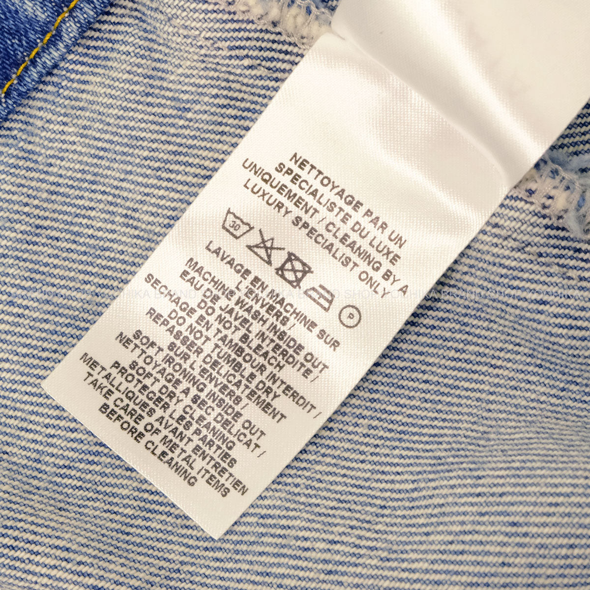 ALAIA Denim jacket with Hood Short Blue Cotton #40 AA9V03064T536[BRAND NEW][Authentic]